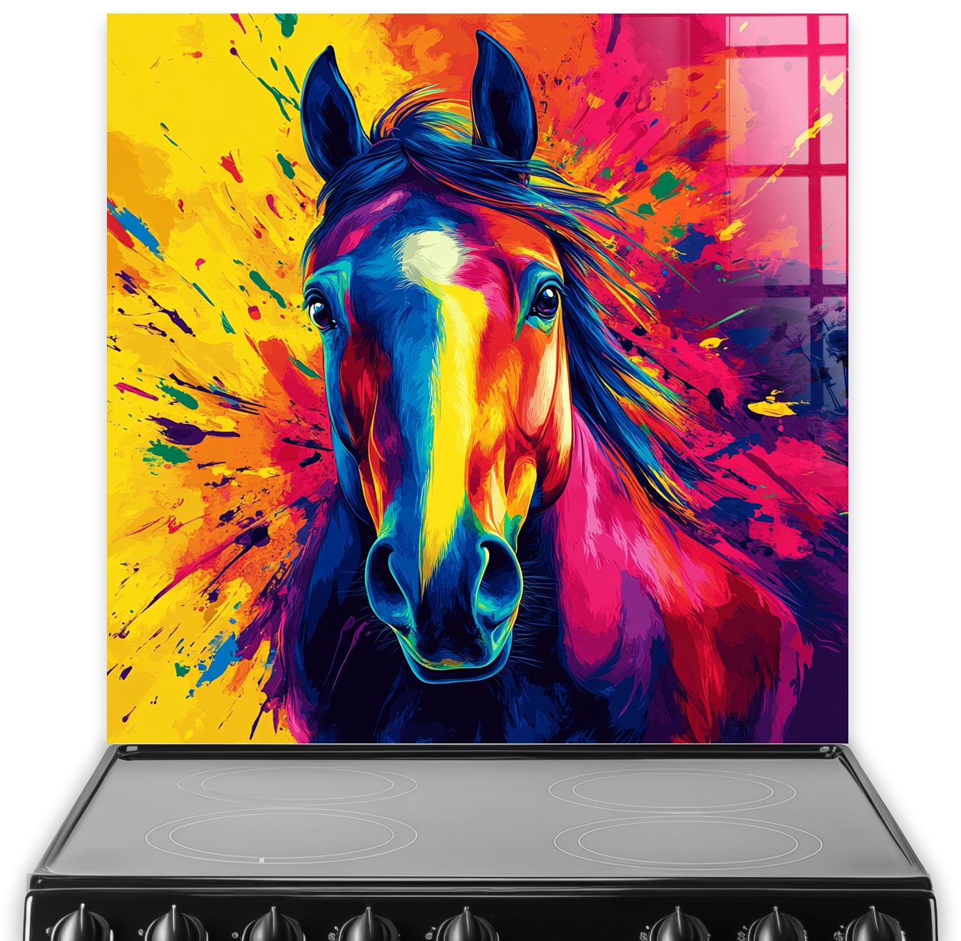 Crafted with precision, our splashbacks are tailored to your space. If you need a bespoke size, don	 worry – we never stretch the image. Instead, we